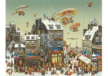 Snowy Montmartre