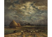 Sample artwork by Paul Chaigneau (1879 - 1938), known for landscape and animal painting - View similar artists and auction records