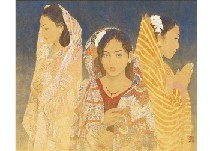 Sample artwork by Yasuto Ide, known for painting - View similar artists and auction records