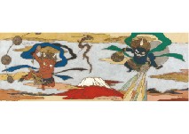 Wind God, Thuder God, and Rising dragon by Kazuyuki Takishita - Auction record, sale price, and art valuation. Compare with similar artists and explore comparable artworks.