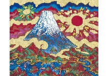 Mt.Fuji, sun and moon by Koji Kinutani - Auction record, sale price, and art valuation. Compare with similar artists and explore comparable artworks.