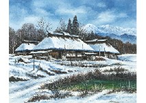 MountainHouseWinter day by Shuzo Omi - Auction record, sale price, and art valuation. Compare with similar artists and explore comparable artworks.