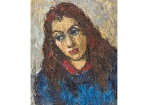 Blue sweater Elisabeth by Shinichi Yamada - Auction record, sale price, and art valuation. Compare with similar artists and explore comparable artworks.