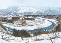 Snow River by Ryoichi Wakai - Auction record, sale price, and art valuation. Compare with similar artists and explore comparable artworks.