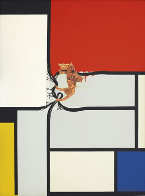 SUCREEP IS UPSET (MONDRIAN) by Jirapat Tatsanasomboon - Auction record, sale price, and art valuation. Compare with similar artists and explore comparable artworks.