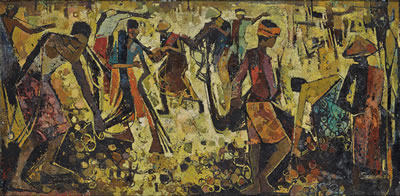 East Coast Fishermen by Seah Kim Joo - Auction record, sale price, and art valuation. Compare with similar artists and explore comparable artworks.