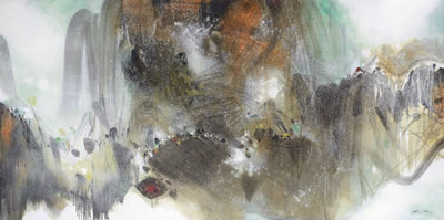 VERTIGE NEIGEUX (SNOWY VERTIGO)- diptych