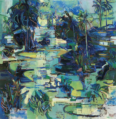 THE RICE FIELDS by Arie Smit - Auction record, sale price, and art valuation. Compare with similar artists and explore comparable artworks.