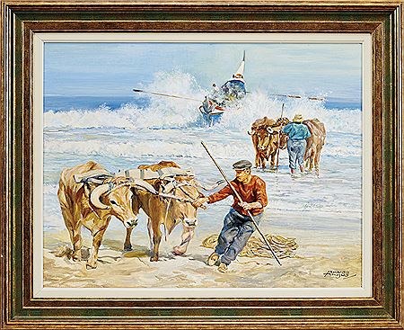 Sample artwork by Armando Anjos, known for painting - View similar artists and auction records