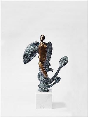 Untitled (Anjo Gabriel) by Jose Rodrigues - Auction record, sale price, and art valuation. Compare with similar artists and explore comparable artworks.