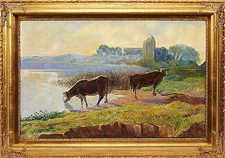 Landscape with Cows