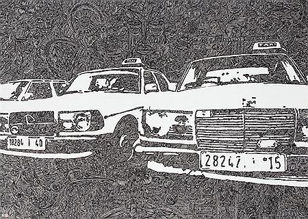TAXIS, 2013 by Imane Makhchouni - Auction record, sale price, and art valuation. Compare with similar artists and explore comparable artworks.