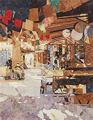 Sample artwork by Brahim Sadouk (1948 - 2014), known for painting - View similar artists and auction records