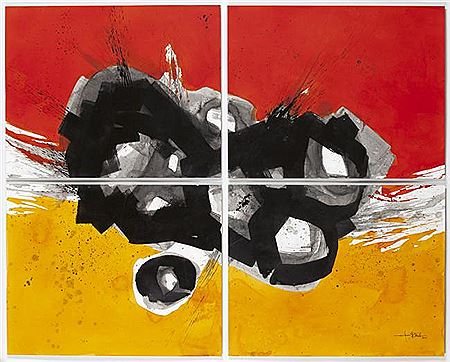 COMPOSITION, 2015 (4 parts) by Youssef Douieb - Auction record, sale price, and art valuation. Compare with similar artists and explore comparable artworks.