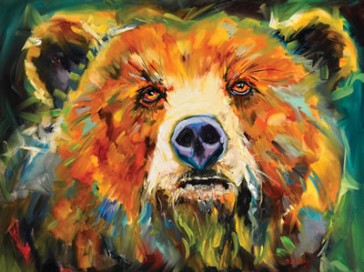 Sample artwork by Diane Whitehead (Born 1957), known for animal, western and wildlife painting - View similar artists and auction records