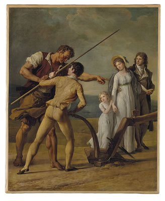 The Ploughing Lesson; a study for 'L'Agriculture'