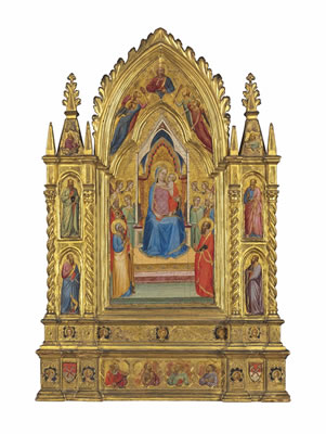 THE MADONNA AND CHILD ENTHRONED WITH SAINTS (Estimate Upon Request)
