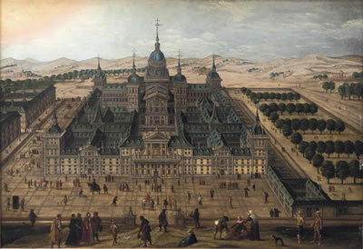 VIEW OF THE ROYAL MONASTERY OF SAN LORENZO DE EL ESCORIAL by Louis De Caullery - Auction record, sale price, and art valuation. Compare with similar artists and explore comparable artworks.