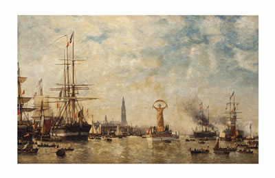 Sample artwork by Paul Jean Clays (1819 - 1900), known for seascape, marine - View similar artists and auction records