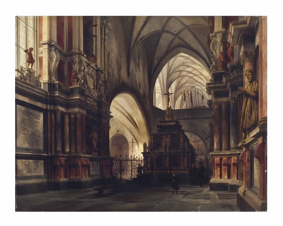 Interior of the Cathedral of Freiberg