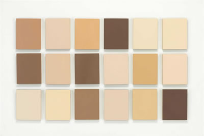 Sample artwork by Byron Kim (Born 1961), known for conceptual grid portraits - View similar artists and auction records