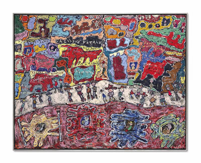 Les Grandes Artères by Jean Dubuffet - Auction record, sale price, and art valuation. Compare with similar artists and explore comparable artworks.