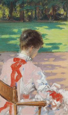 A Study With Sunlight by James Carroll Beckwith - Auction record, sale price, and art valuation. Compare with similar artists and explore comparable artworks.
