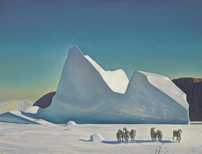Iceberg; Sledge Dogs, Greenland by Rockwell Kent - Auction record, sale price, and art valuation. Compare with similar artists and explore comparable artworks.
