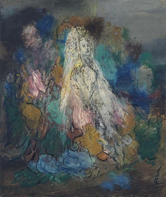 Novia by Eduardo Abela - Auction record, sale price, and art valuation. Compare with similar artists and explore comparable artworks.