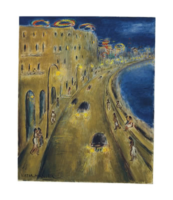 Malecón by Victor Manuel - Auction record, sale price, and art valuation. Compare with similar artists and explore comparable artworks.