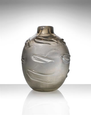 A CORROSO VASE, MODEL N. 3695 by Carlo Scarpa - Auction record, sale price, and art valuation. Compare with similar artists and explore comparable artworks.