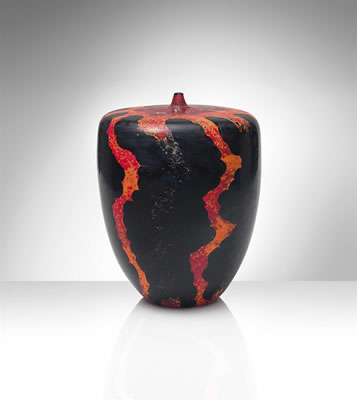 A UNIQUE 'COLATA DI LAVA N. 2' VASE, 2004