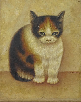 Zittend poesje