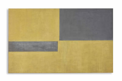 Sample artwork by Helmut M Federle (Born 1944), known for monochromatic geometric line images, minimalism - View similar artists and auction records