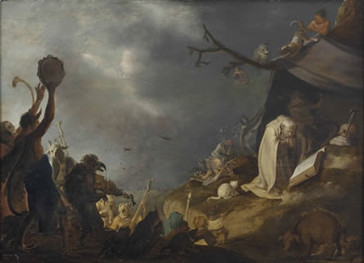 The Temptation of Saint Anthony by Cornelis Saftleven - Auction record, sale price, and art valuation. Compare with similar artists and explore comparable artworks.