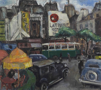 Place Saint André des Arts, Paris by Jan Sluijters Junior - Auction record, sale price, and art valuation. Compare with similar artists and explore comparable artworks.
