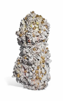 Sample artwork by Johan Creten (Born 1963), known for ceramic sculpture-female torso - View similar artists and auction records