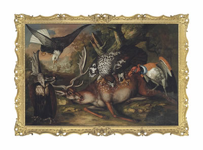 A golden eagle, a king vulture, a bald eagle and monk vulture by Peter Paillou - Auction record, sale price, and art valuation. Compare with similar artists and explore comparable artworks.