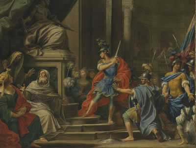 Alexander cutting the Gordian Knot by Donato Creti - Auction record, sale price, and art valuation. Compare with similar artists and explore comparable artworks.