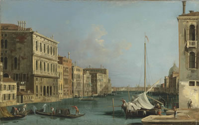The Grand Canal, Venice, looking east, from the Campo San Vio by Francesco Albotto - Auction record, sale price, and art valuation. Compare with similar artists and explore comparable artworks.