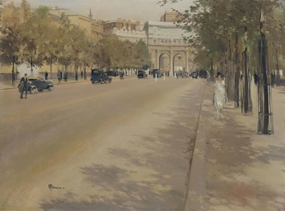 The Mall, looking towards Admiralty Arch, London