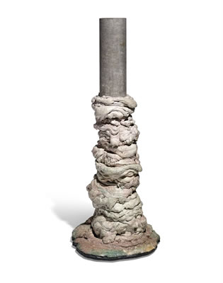 Sample artwork by Gilberto Zorio (Born 1944), known for arte povera sculpture, language and energy theme conceptual - View similar artists and auction records