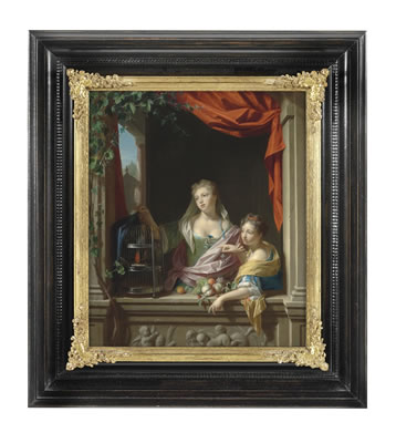 Sample artwork by Phillip van Dijk (1683 - 1753), known for portrait, figure, genre painting - View similar artists and auction records
