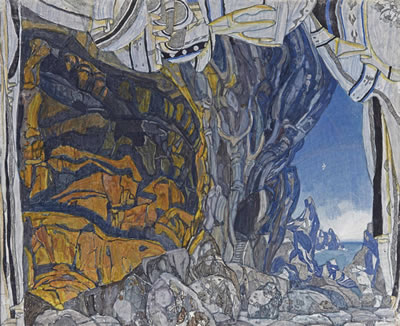 Stage design for Orphée: Act II by Aleksandr Yakovlevich Golovin - Auction record, sale price, and art valuation. Compare with similar artists and explore comparable artworks.