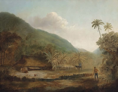 A View at Cracatoa, an island in the China Seas