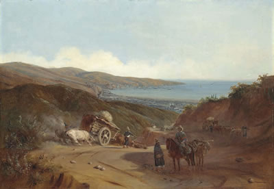 Valparaíso from the Santiago road