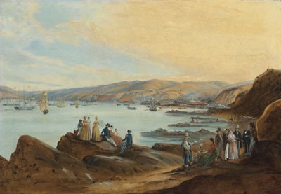 The beach of El Membrillo, Valparaíso