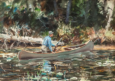 Hunting by Canoe and Hiking in the Mountains, c. 1940