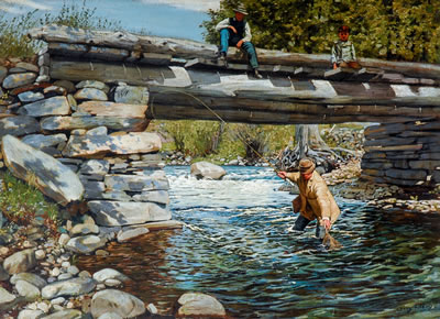 A Cool Spot in Leafy June, 1902