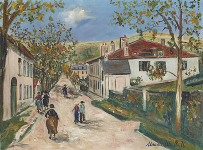 Sample artwork by Robert Antoine Pinchon (1886 - 1943), known for post-impressionist landscape painting - View similar artists and auction records